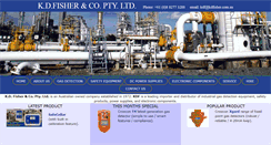 Desktop Screenshot of kdfisher.com.au